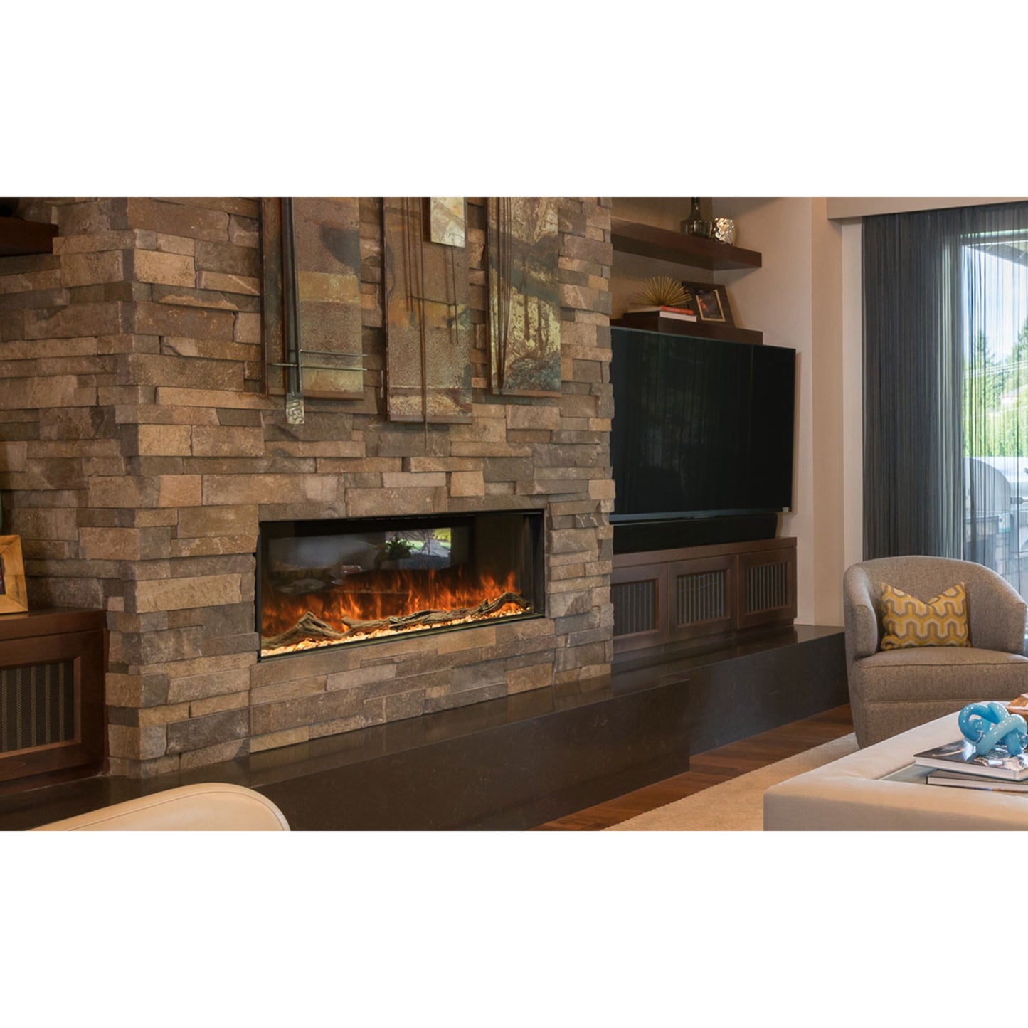 Modern Flames 120" Landscape Pro Multi-Sided Built-In Electric Fireplace