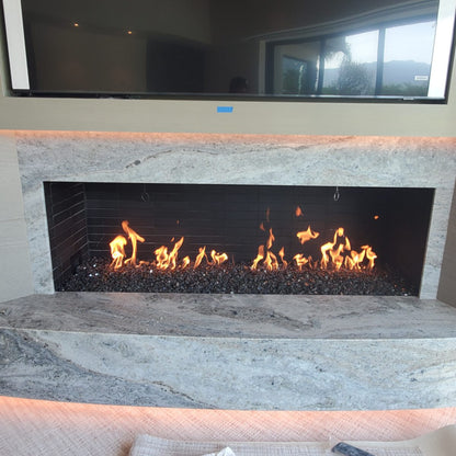 Mason-Lite 36'' - 120'' Linear Gas Fireplace, 12" B-VENT