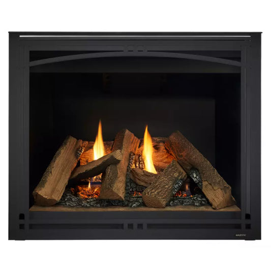 Majestic Meridian Platinum 36" Top/Rear Direct Vent Fireplace with Intellifire Touch Ignition