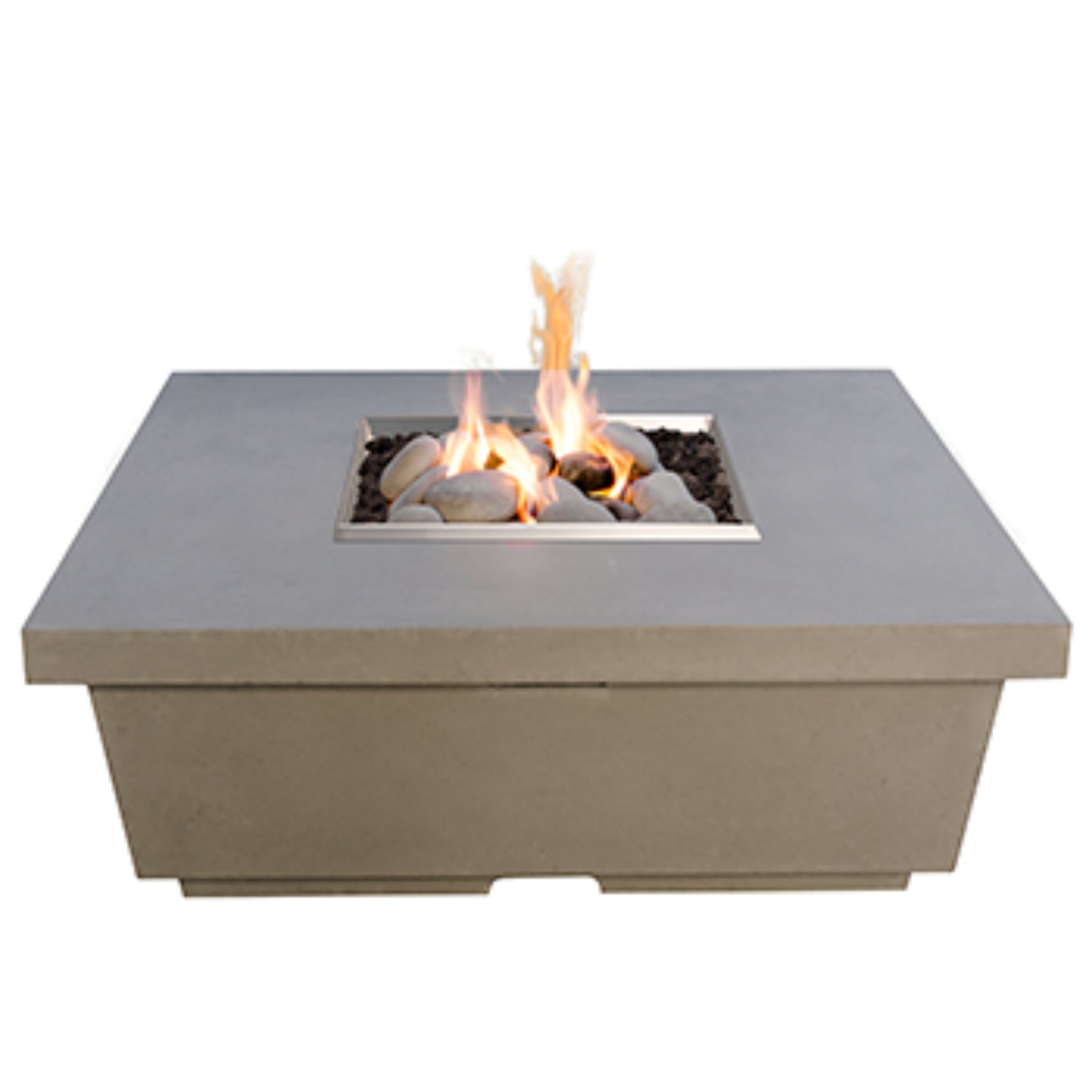 American Fyre Designs Contempo Square Firetable w/ FyreStarter Ignition System