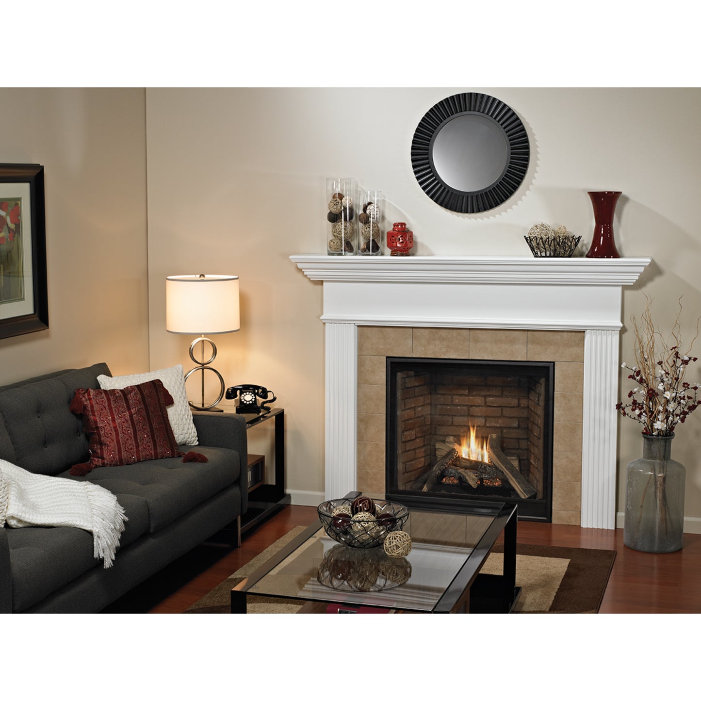 Empire Madison Premium 32'' Clean-Face Direct-Vent Fireplace