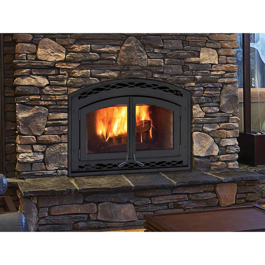 Astria Montecito Estate - BIS EPA Certified Wood-Burning Fireplace, Front Open