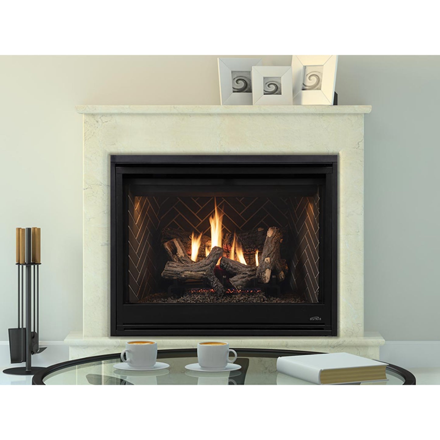 Astria Altair 40 DLX Direct-Vent Fireplace, Top/Rear Combo