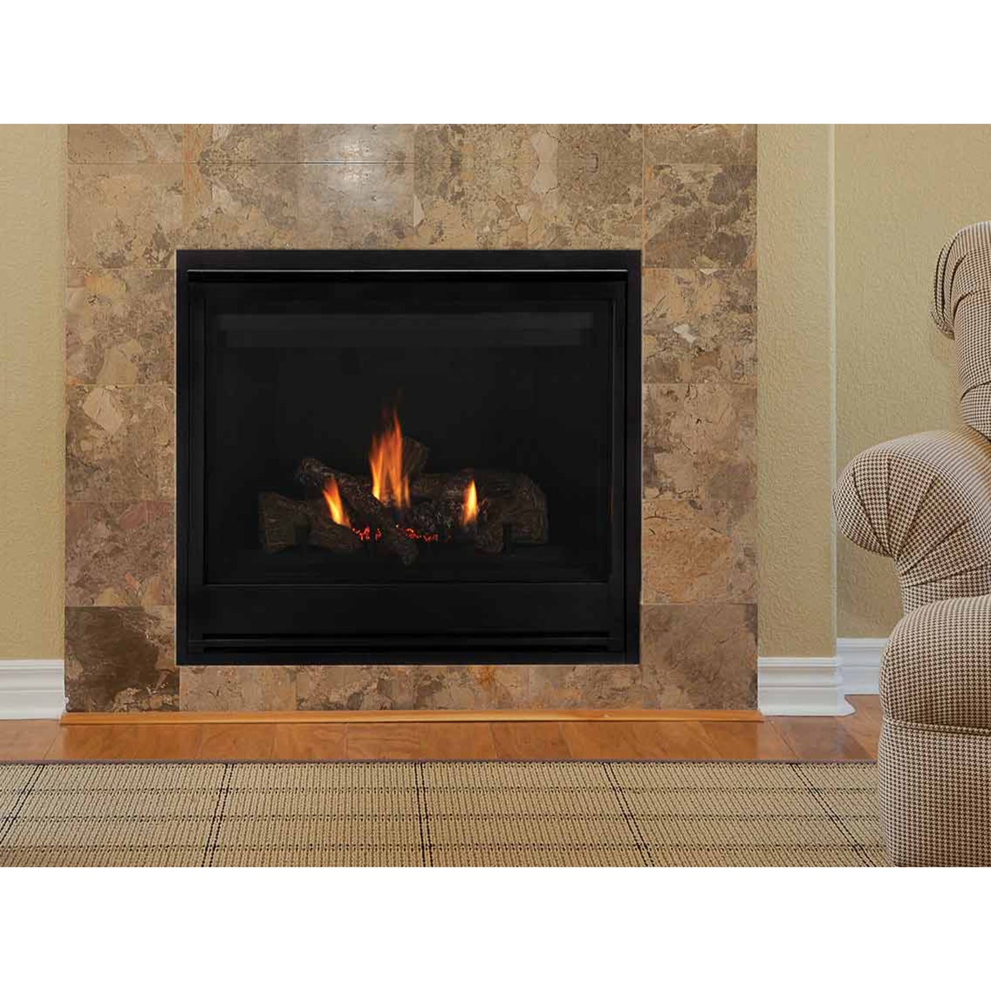 Astria Aries 35'' Direct-Vent Fireplace, Top or Rear Vent