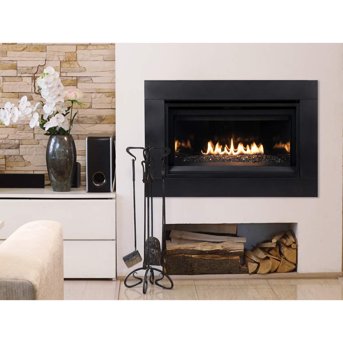 Astria Compass 35'' Linear Direct-Vent Fireplace