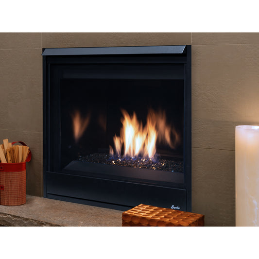 Superior DRC3035 35'' Direct-Vent Fireplace, Top/Rear Combo