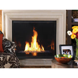 Astria Montebello DLX CD40 Direct-Vent Fireplace, Top Vent, Front View, Louverless