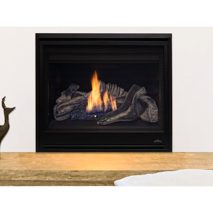 Astria Scorpio CD35 Direct-Vent Fireplace, Top/Rear Combo