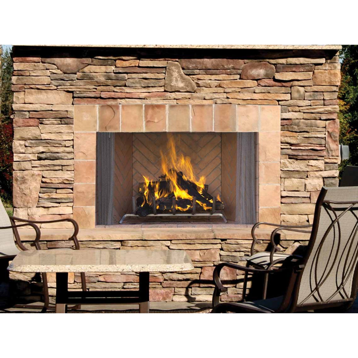 Astria Oracle 42" Outdoor Wood-Burning Fireplace