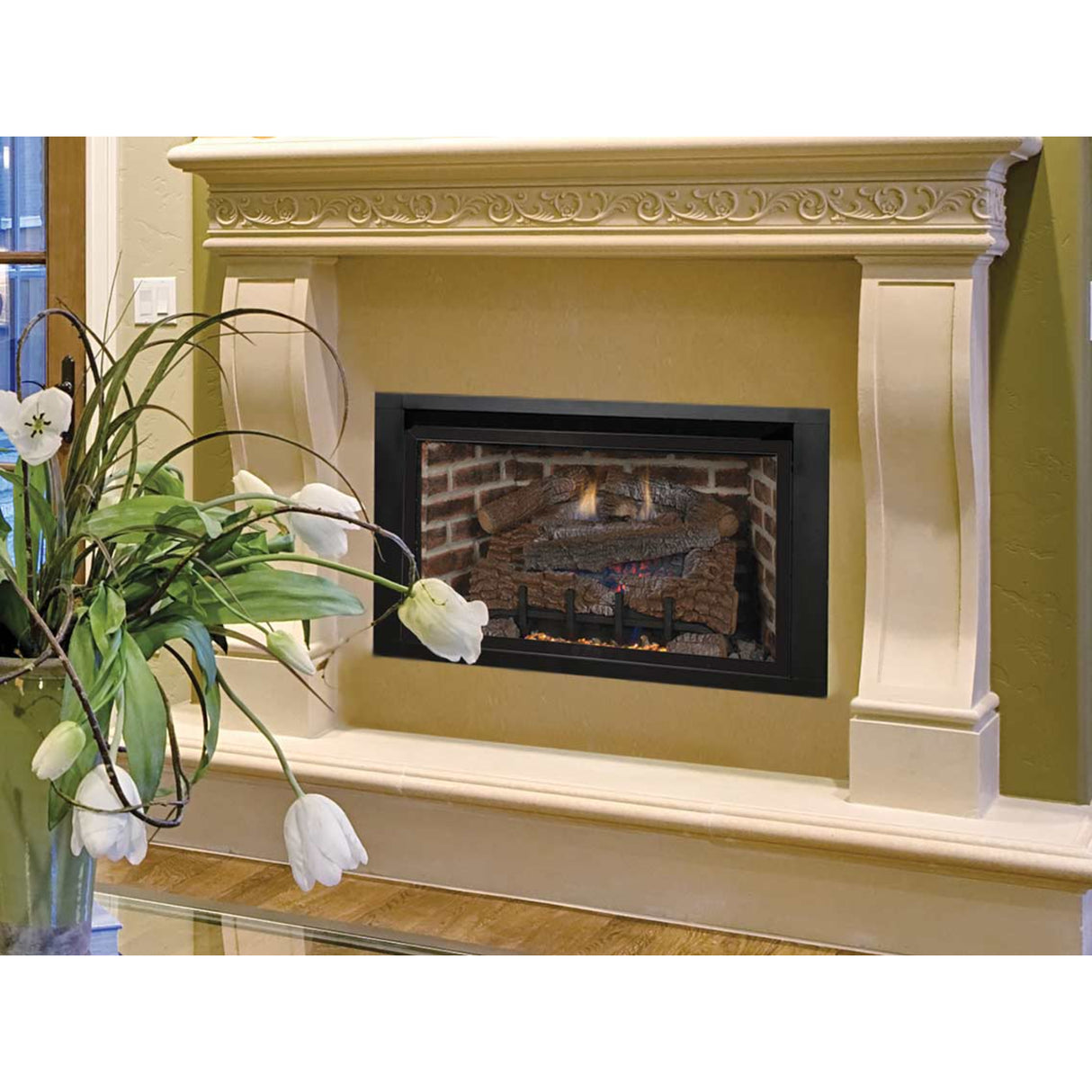 Astria Alpha 32'' Vent-Free Fireplace, Radiant