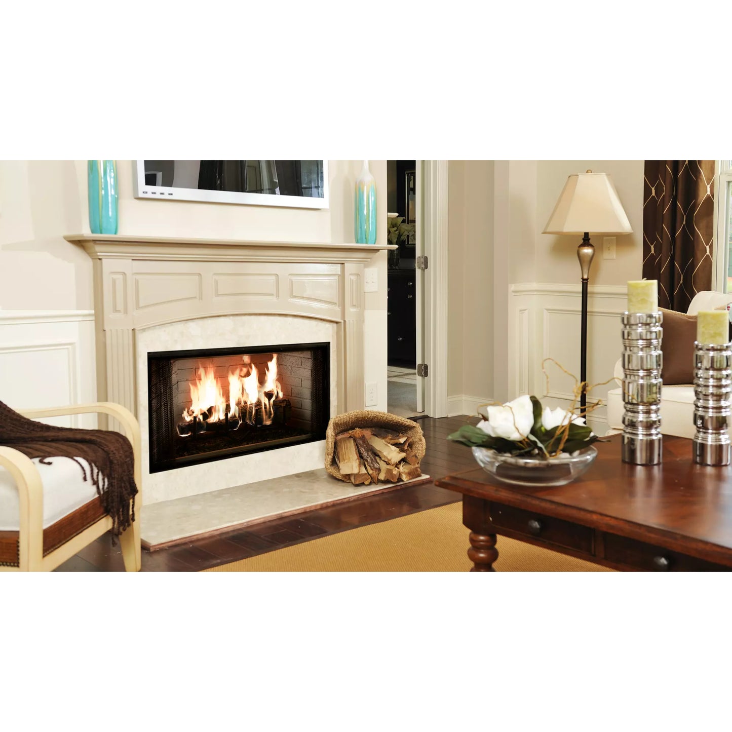 Majestic Royalton 36" Radiant Wood Burning Fireplace