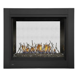 Napoleon Ascent Multi-View See Through Direct Vent Gas Fireplace with Glass Bed