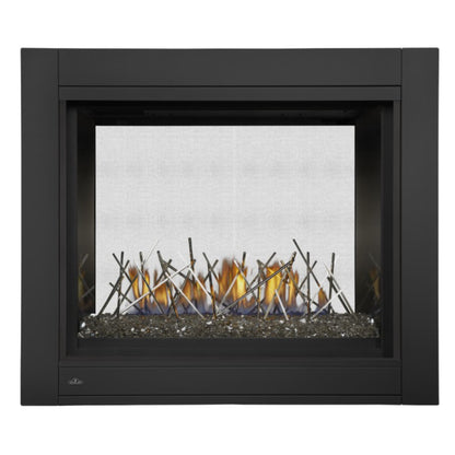 Napoleon Ascent Multi-View See Through Direct Vent Gas Fireplace with Glass Bed