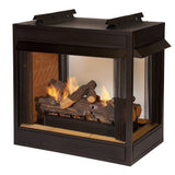 Empire Jefferson Vent-Free Peninsula & See-Through Fireboxes, Premium 36