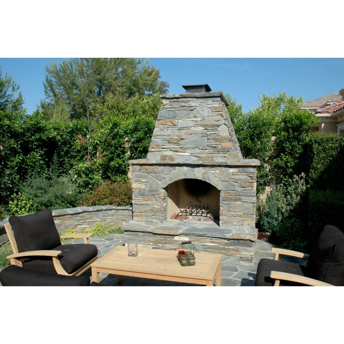 Mason-Lite 33'' Pre-Cast Masonry Lightweight Outdoor Firebox Kit