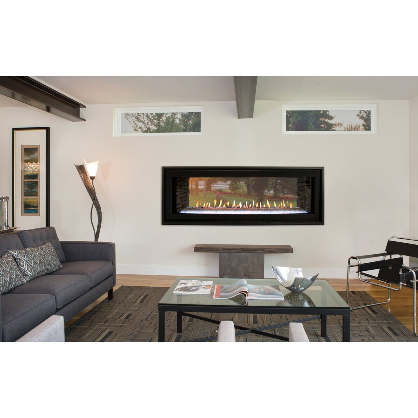 Empire Boulevard 48'' See-Through Direct-Vent Linear Fireplace