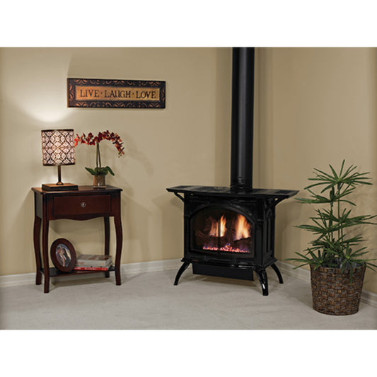 Empire Spirit Stove Medium 30 '' Cast Iron Direct-Vent Fireplace