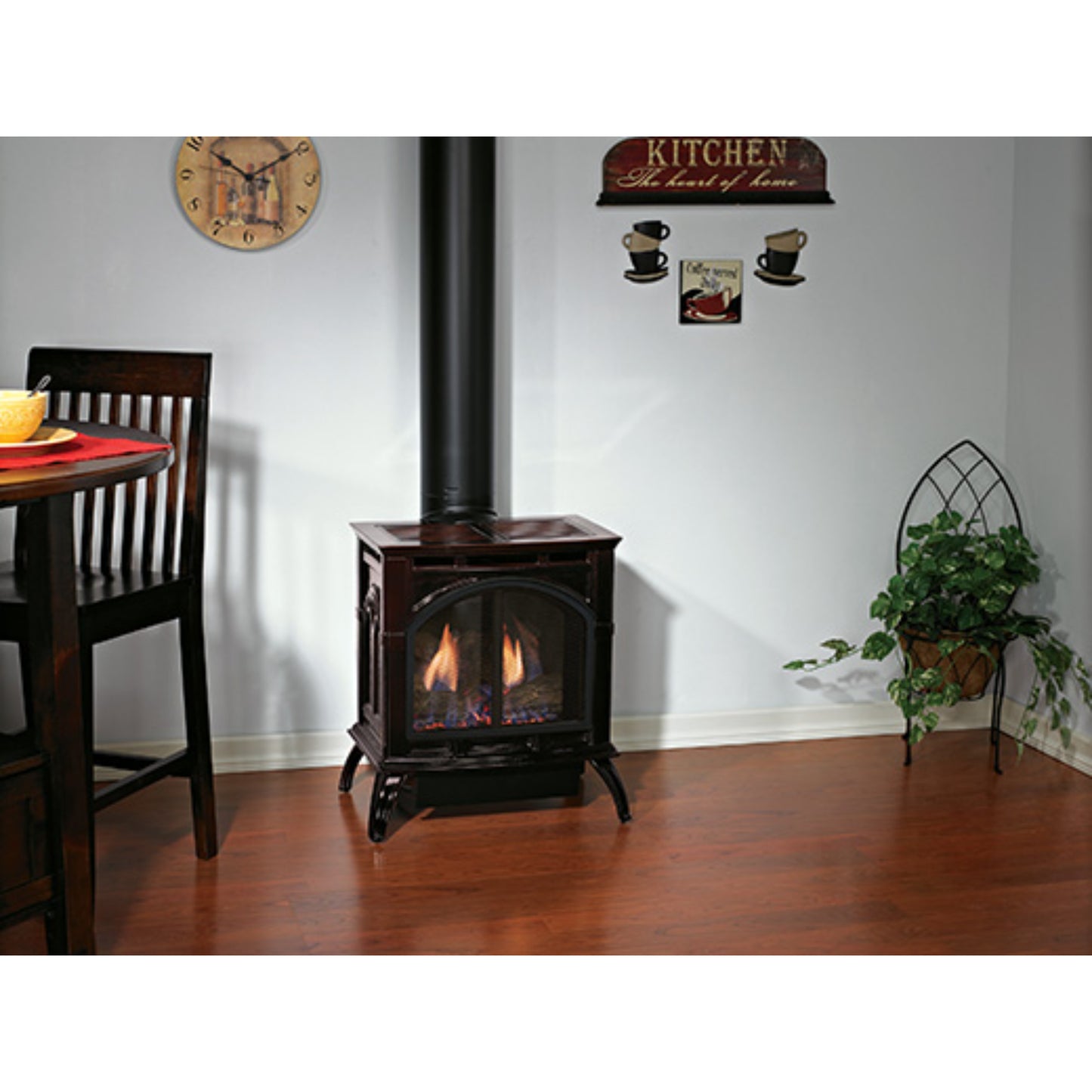 Empire Spirit Stove Small 20'' Cast Iron Direct-Vent Fireplace