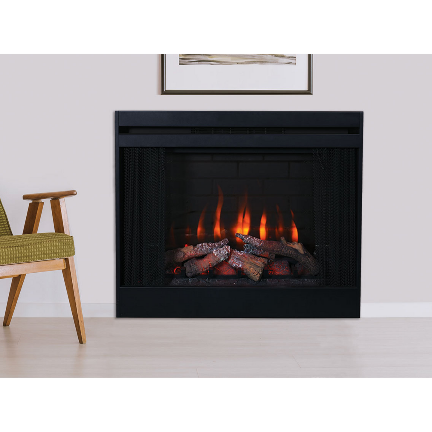 Superior ERT3033  33" Electric Fireplaces, Radiant, Front View