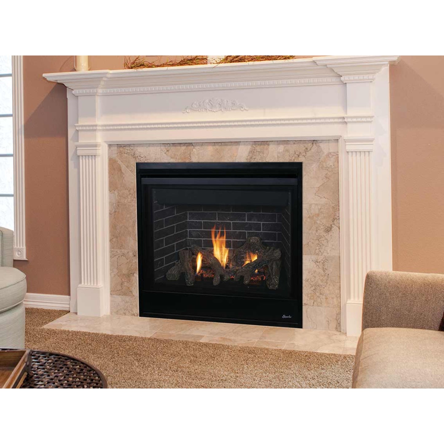 Empire Madison Deluxe 32'' Clean-Face Direct-Vent Fireplace