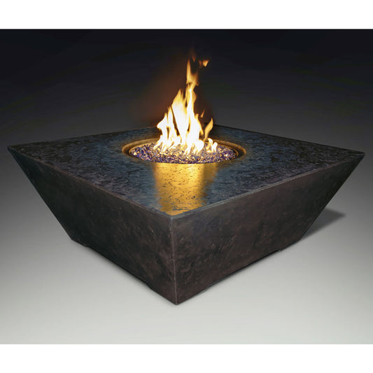 Grand Canyon Olympus Square Fire Pit Table - 18" HIGH