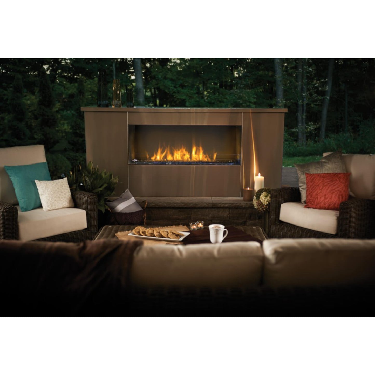 Napoleon Galaxy 48'' Outdoor Fireplace, Electronic Ignition, Natural Gas