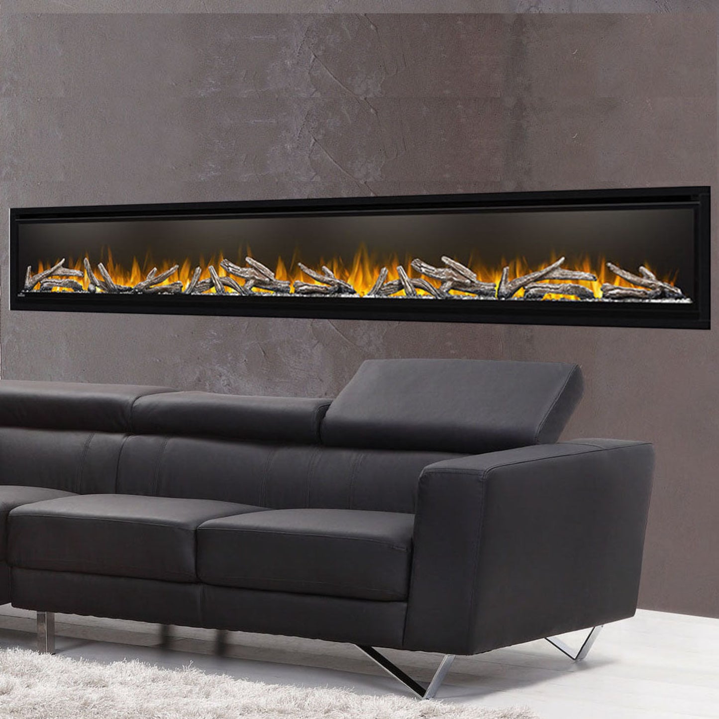 Napoleon Alluravision 100'' Deep Depth Electric Fireplace