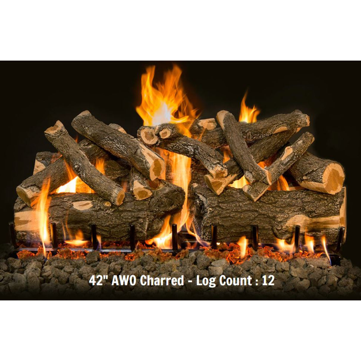 Grand Canyon 42'' Arizona Weathered Oak Charred Log