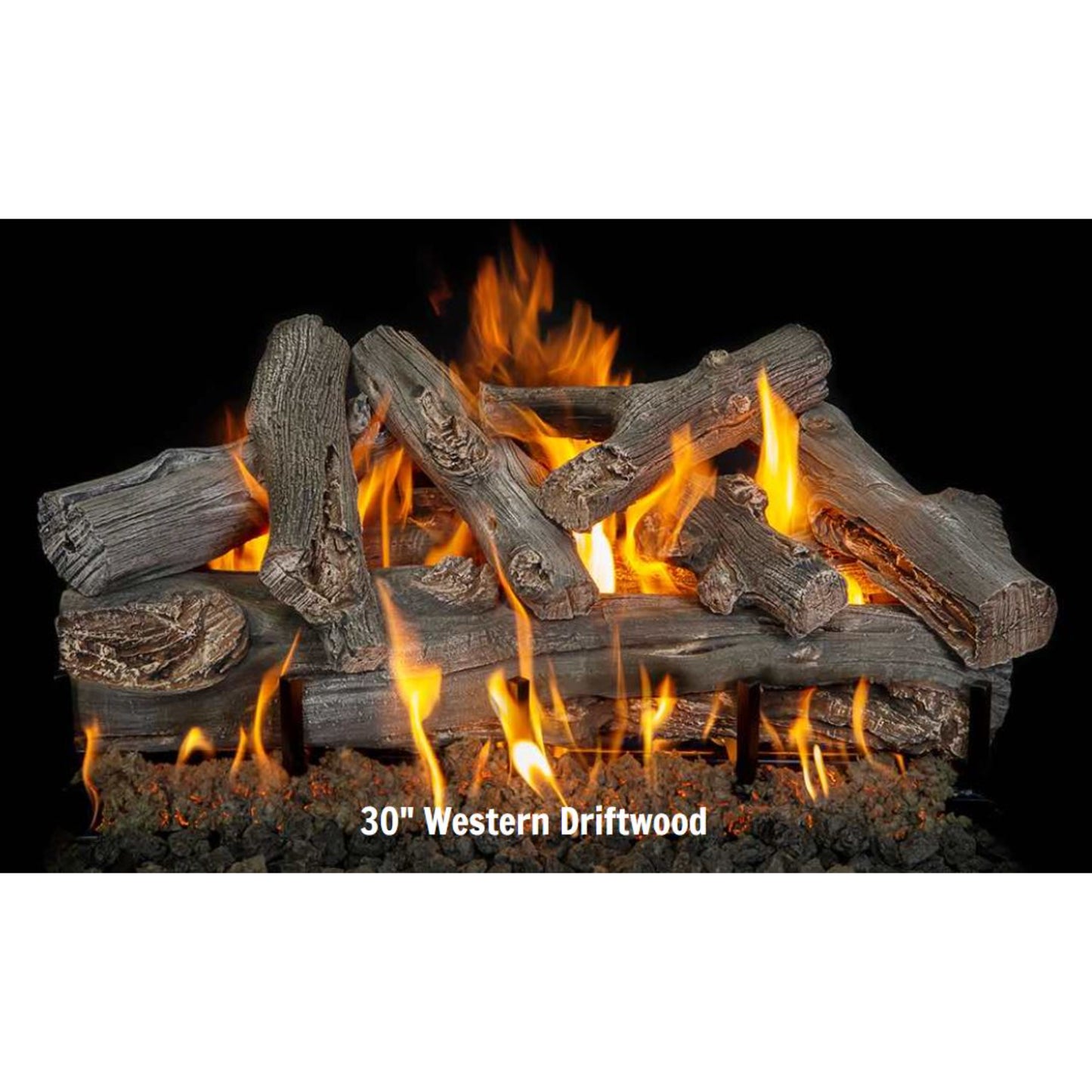 Grand Canyon 42" Western Driftwood See Through Vented Gas Log