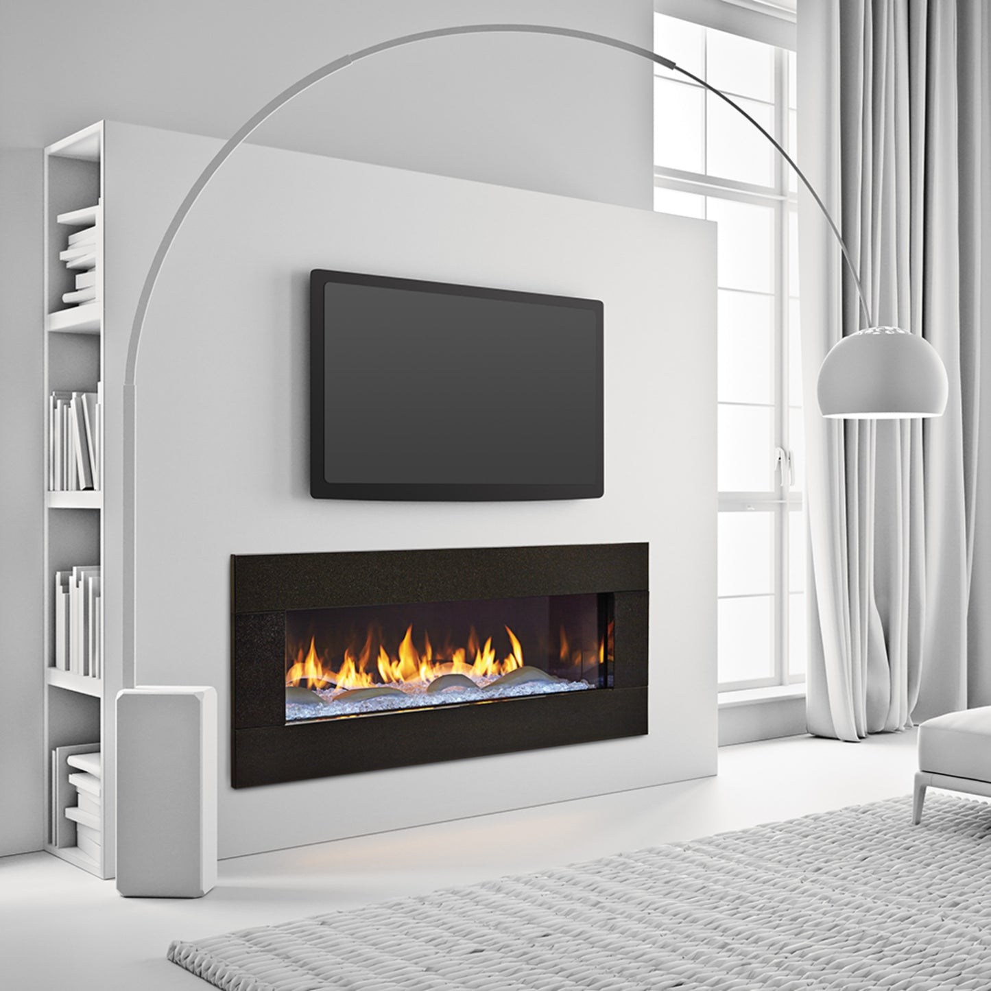 Heat & Glo Primo 48" Top Direct Vent Fireplace with IntelliFire Plus Ignition (NG)