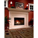 Heat & Glo Reveal 42" Open Hearth B-Vent Gas Fireplace radiant unit with IntelliFire (NG) with Traditional Brick Refractory