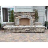 Mason-Lite 44'' Pre-Cast Masonry Lightweight Outdoor Firebox Kit