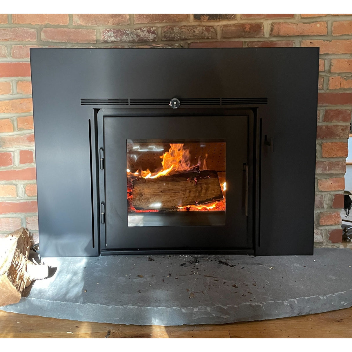 MF Fire Nova 1 Wood Burning Stove Insert - Satin Black