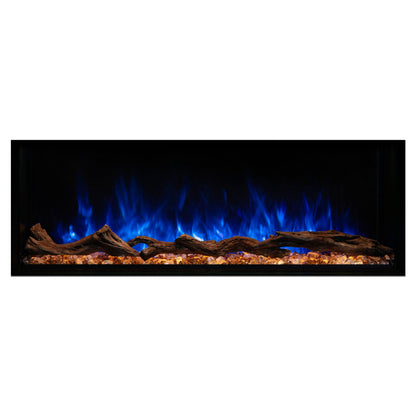 Modern Flames Landscape Pro 68'' Electric Fireplace Wall Mount Studio Suite | White Ready to Paint