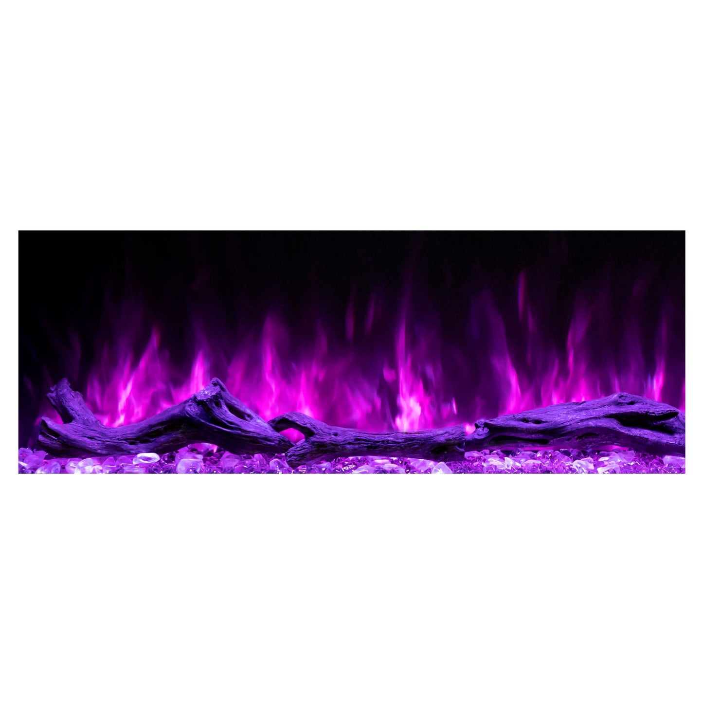 Modern Flames Landscape Pro 58'' Studio Suite Wall Mount Mantel Package | Coastal Sand