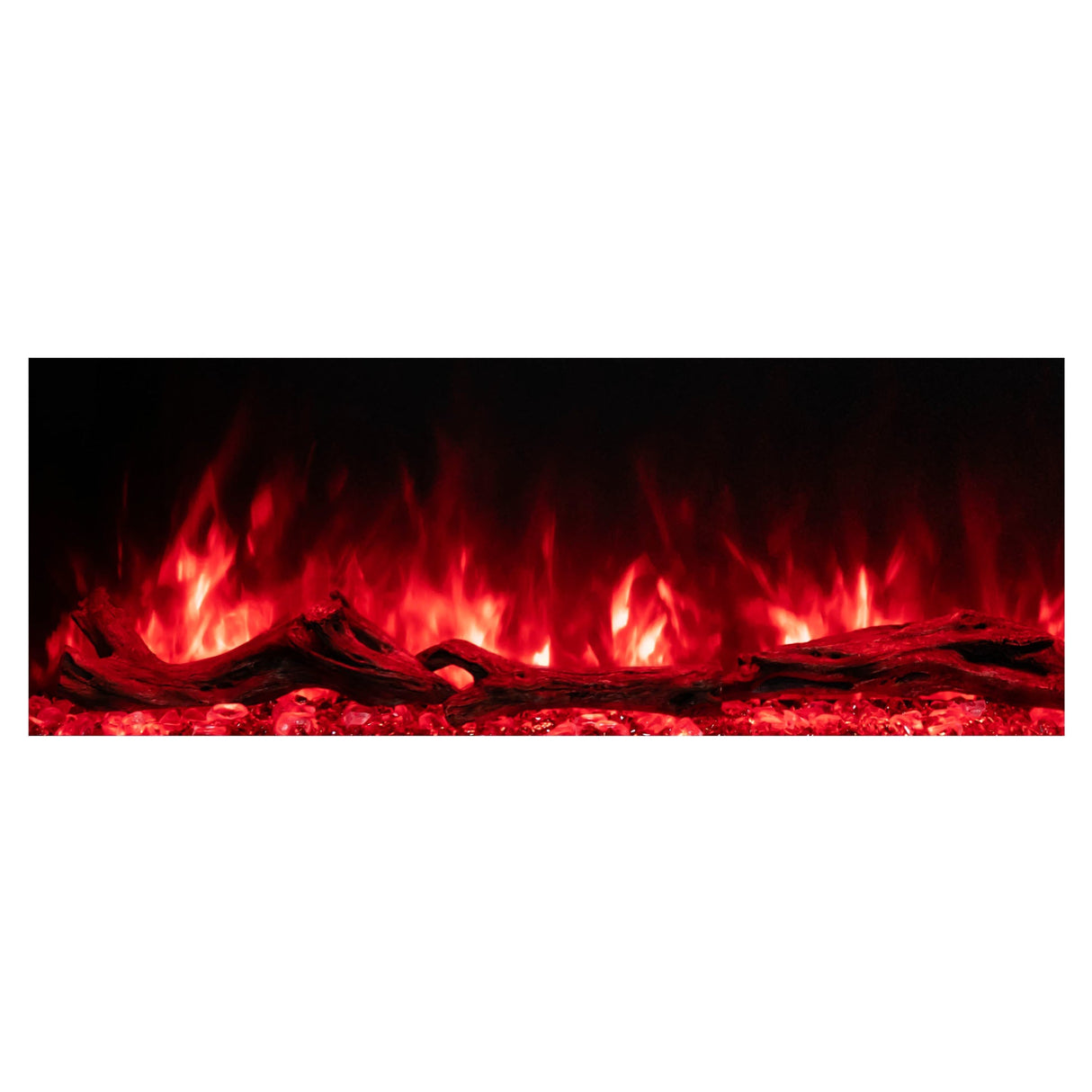 Modern Flames Landscape Pro 58'' Studio Suite Wall Mount Mantel Package | Coastal Sand