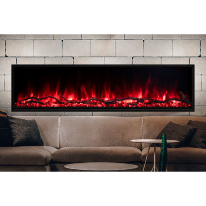 Modern Flames 96'' Landscape Pro Slim Built In Linear Electric Fireplace