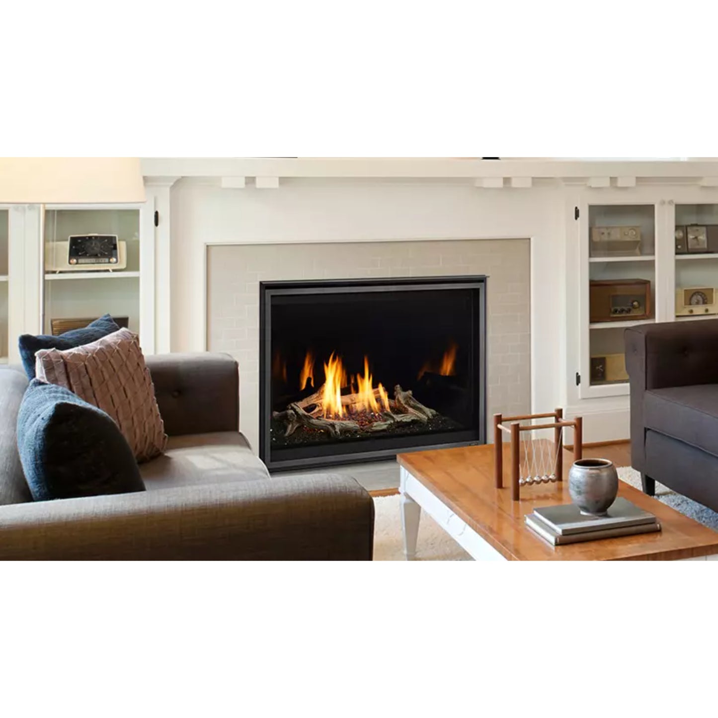 Majestic Meridian Modern 36" Top Direct Vent Gas Fireplace with Intellifire Touch Ignition (NG)