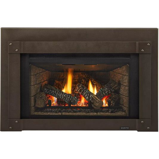 Majestic Trilliant Large 35'' Direct Vent Gas Fireplace Insert with Intellifire Touch Ignition System (NG)