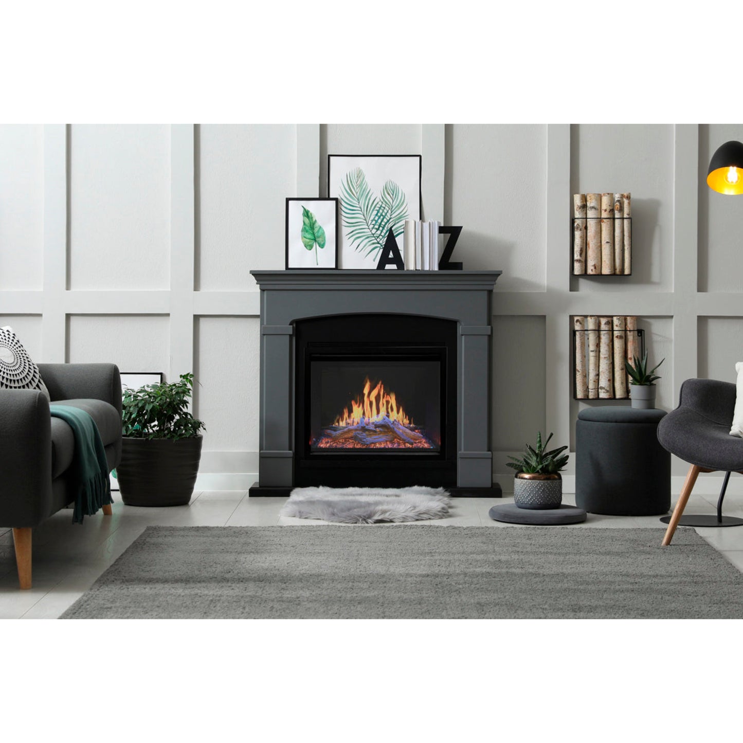 Modern Flames Orion Traditional 26" Heliovision Virtual Built-In Electric Firebox