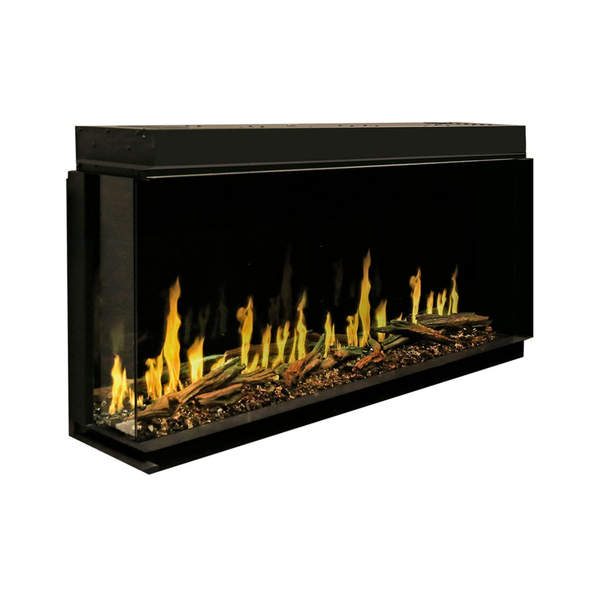 Modern Flames Orion 76" Multi Heliovision Virtual Multi-View Built-In Electric Fireplace