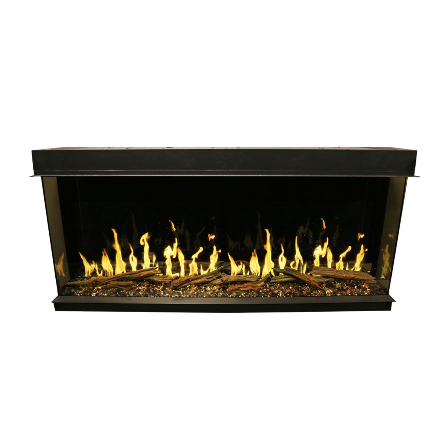 Modern Flames Orion 76" Multi Heliovision Virtual Multi-View Built-In Electric Fireplace