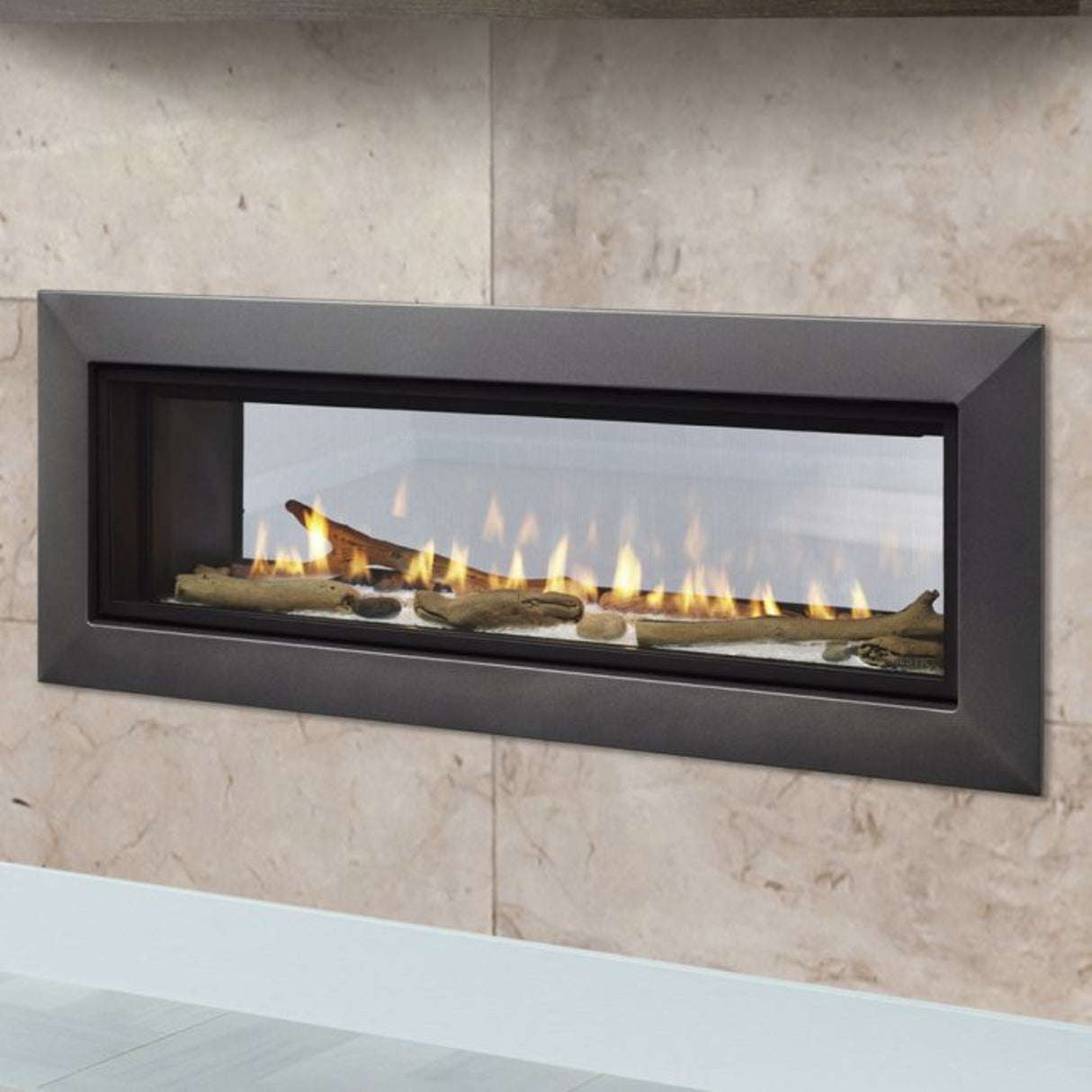 Majestic Echelon II 36" See-Through Top Direct Vent Fireplace with IntelliFire Touch Ignition System (NG)