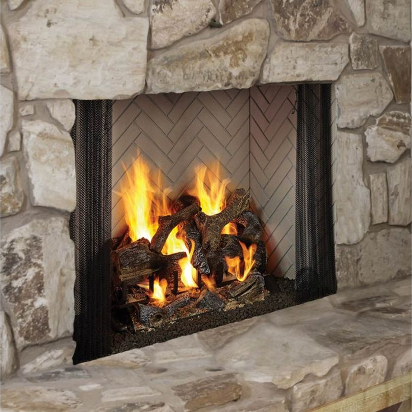 Majestic Ashland 36" Radiant Wood Burning Fireplace