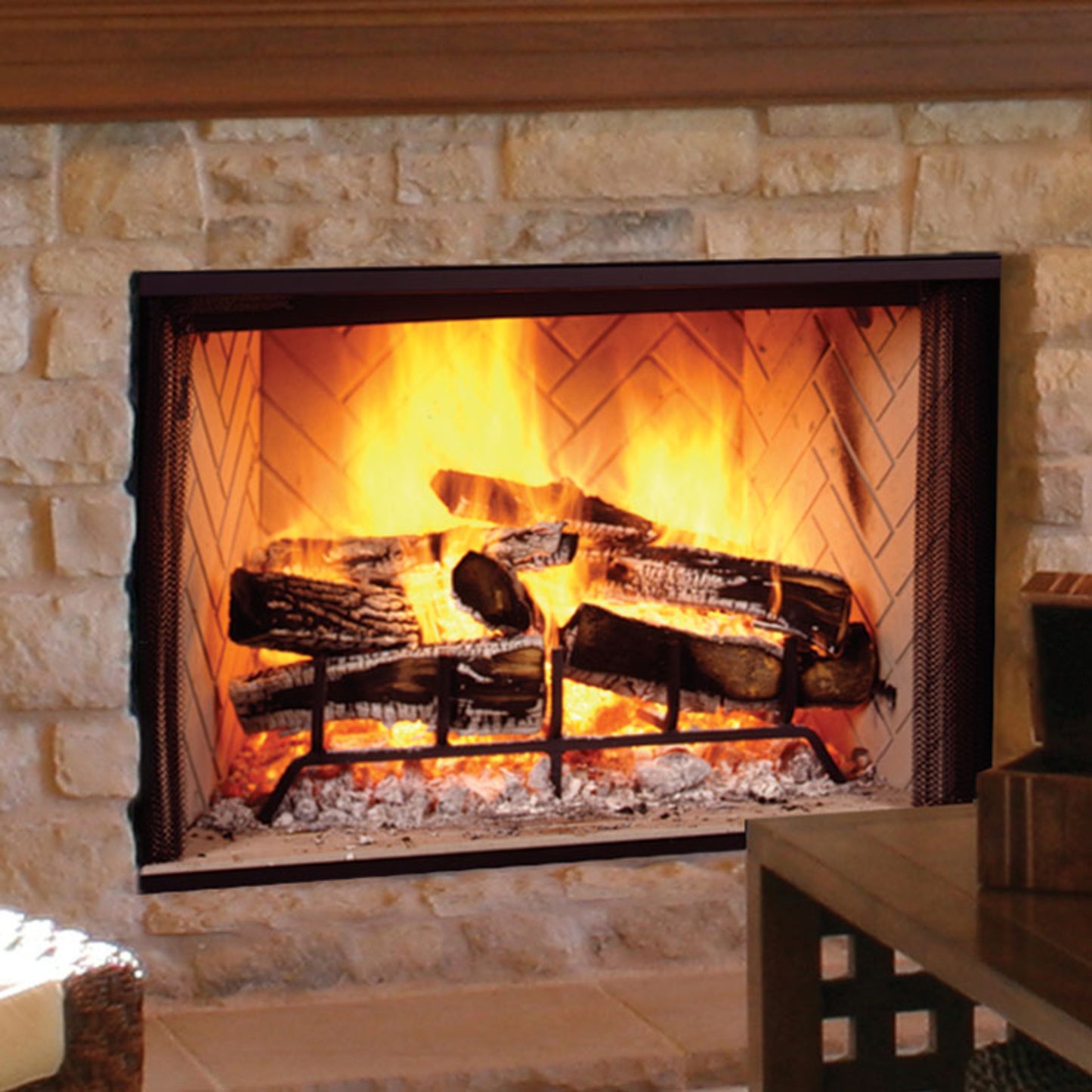 Majestic Biltmore 50" Radiant Wood Burning Fireplace