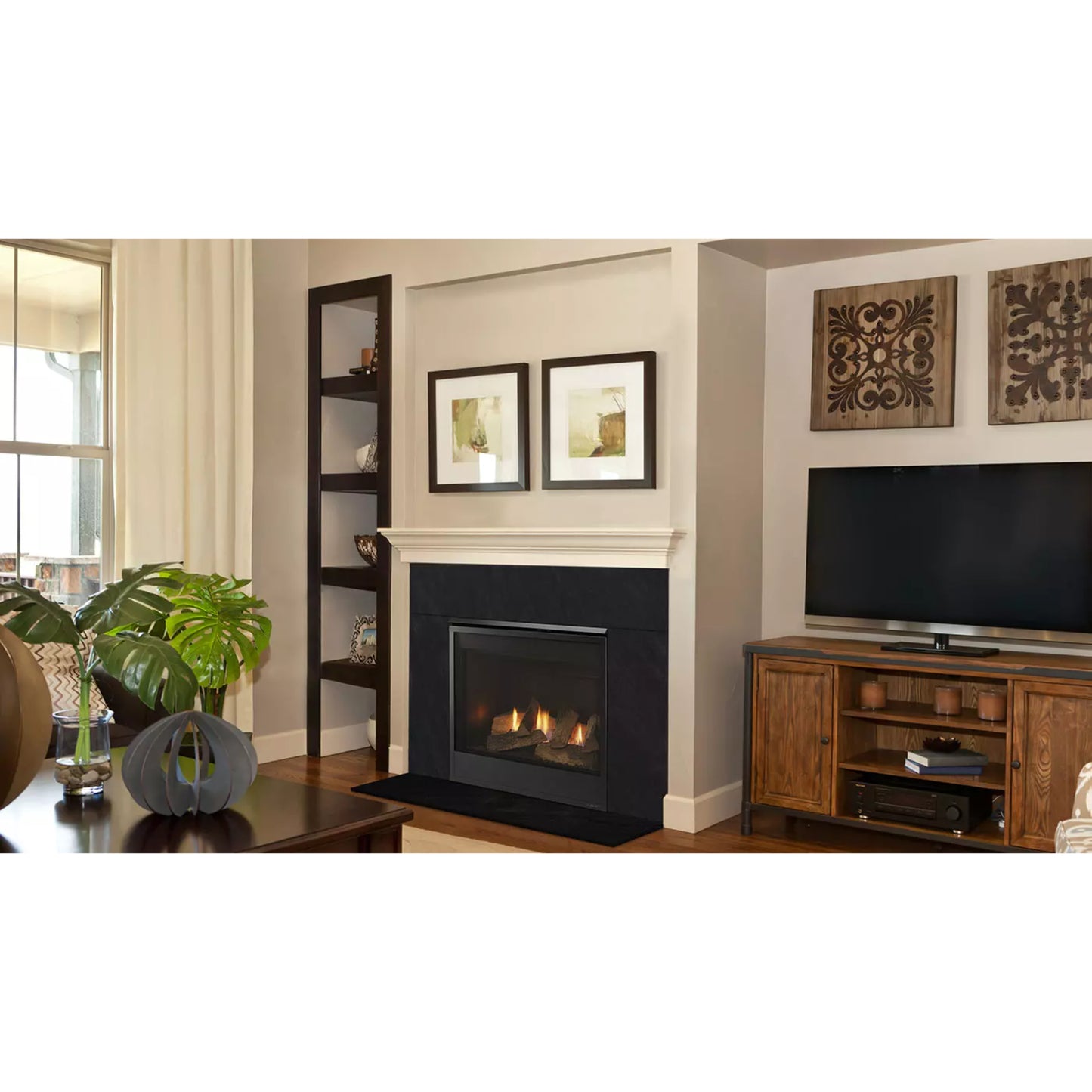 Majestic Mercury 32" Direct Vent Gas Fireplace, Top/Rear Vent with Intellifire (NG)