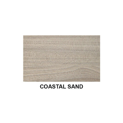 Modern Flames Allwood Wall System in Coastal Sand | 60'' Spectrum Slimline Electric Fireplace