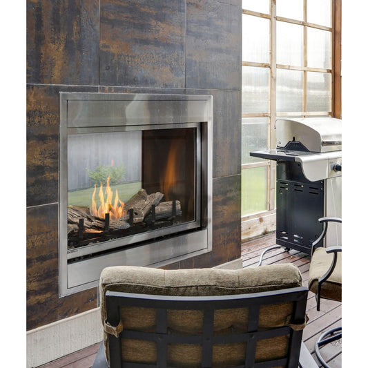 Montigo Divine H38SVO See Through Ventless Outdoor Gas Fireplace