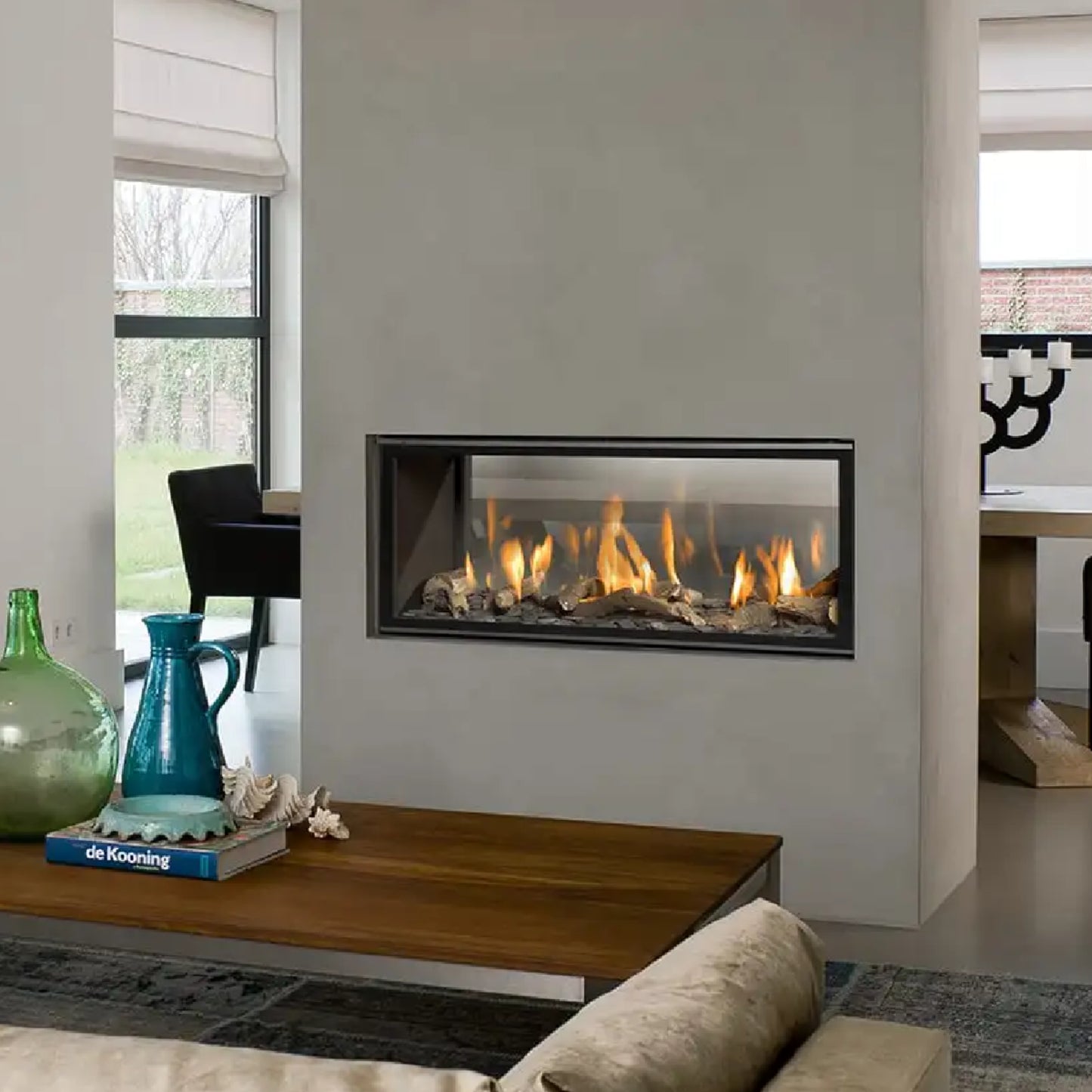 Montigo Prodigy PCST4 Custom See Through Fireplace