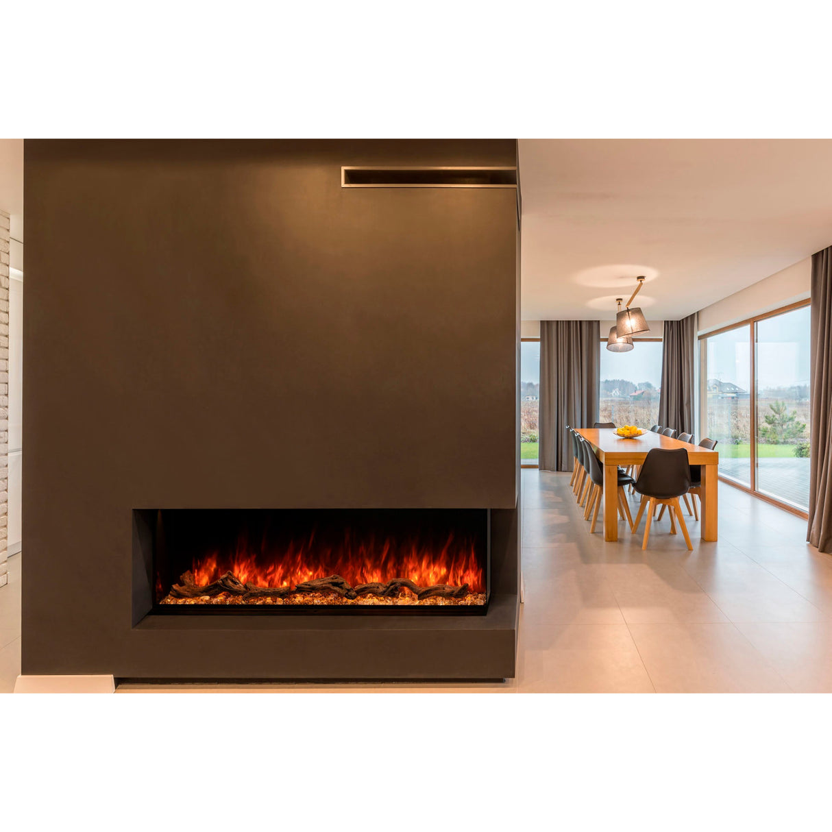 Modern Flames 56'' Landscape Pro Multi-Sided Built-In Electric Fireplace